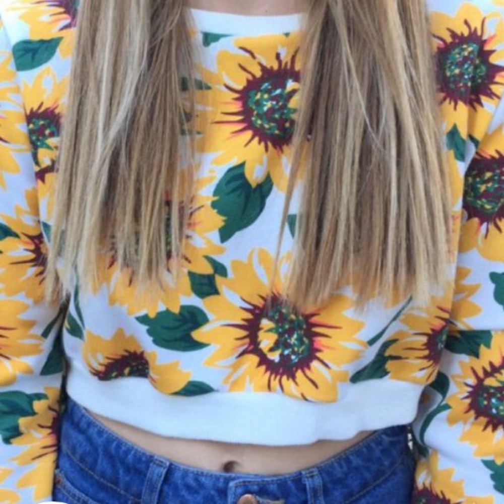 Sunflower Cropped Sweater